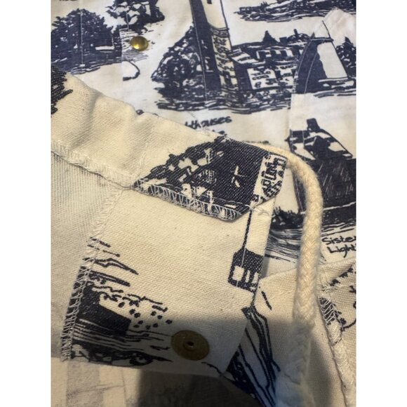 VTG Michigan Rag Co Lighthouse Hooded Jacket NWT – Men’s Medium / Unisex Coastal - Picture 7 of 16